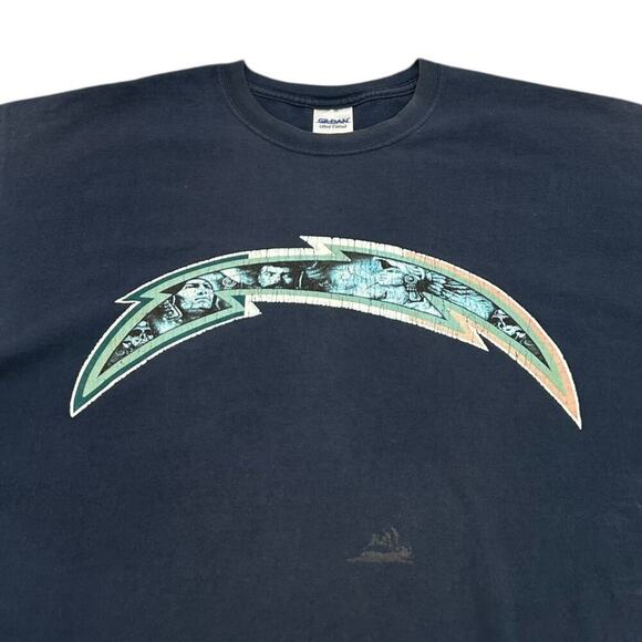 Emiliano Zapata Aztec Bolt Graphic Y2K T-shirt - Picture 2 of 6